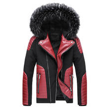 Mcikkny Men's Warm Thick Jackets Coats With Fur Collar Winter Thermal Jackets Outwear For Male Detachable Hat Windbreak 2024 - buy cheap
