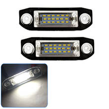 Luz LED para matrícula de coche, accesorio para VOLVO, Canbus, xenón blanco, para S40, S60, S80, XC70, XC90, C30, V50, 60, XC60 2024 - compra barato