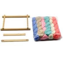 Wood Knitting Weaving Loom Tapestry Yarn Kit Handloom Machine DIY Handmade Tool for Beginners 2024 - buy cheap