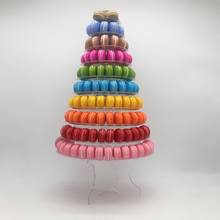 AFBC 10 Tiers Macaron Tower Macaroon Display Stand Baby Shower Birthday Party Cake Decorating Supplies Wedding Decoration Transp 2024 - buy cheap