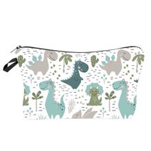 Jom Tokoy Waterproof Cosmetic Organizer Bag Makeup Bag Printing Dinosaur Cosmetic Bag Fashion Women Multifunction Beauty Bag 2024 - buy cheap