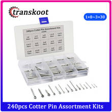 240pcs Assortment Kits M1 M1.5 M2 M2.5 M3 Split Cotter Fastening Pins Kits 2024 - buy cheap