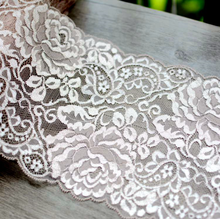 1 Meter Width 17cm Skin Lace Ribbon Bilateral Lace Fabric Embroidery Lace Trim Sewing Supplies DIY Wedding Dress Clothing Fabric 2024 - buy cheap