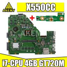 Con i7-CPU 4GB GT720M para For Asus X550CL X550C R518C X552C X550CC X550VB placa base de computadora portátil Mainboard pruebas bien HM76 2024 - compra barato