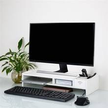 Suporte para monitor de mesa, organizador multifuncional de mesa para laptop e tv, para computador 2024 - compre barato