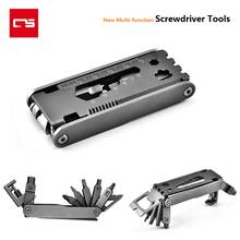 Screwdriver Set Multi-function Stainless Steel Foldable Repair Tools Hex Screw Driver Wrench Ruler Cycling Tool For Home Bicycle 2024 - buy cheap