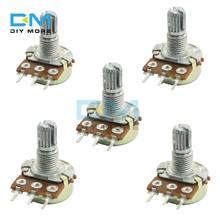 Potenciómetro rotativo WH148 de B50K-3PIN, 50K OHM, 3 pines, 3 terminales, 50kb, olla 2024 - compra barato