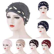 Turbante Hijab musulmán para mujer, gorros para la cabeza, pañuelo para el cabello, accesorios para el cabello 2024 - compra barato