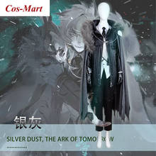 Cos-Mart Game Arknights SilverAsh Cosplay Costume Fashion Combat Uniform Unisex Halloween Party Role Play Clothing Custom-Make 2024 - buy cheap