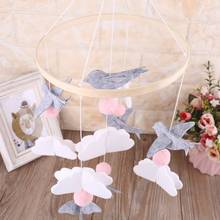 Baby Crib Felt Ball Musical Mobile Rattle Infant Cot Wind Chime Bed Bell Toys Kids Room Hanging Decor M19 21 Dropshipping 2024 - buy cheap