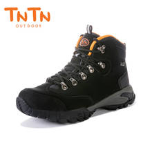 TNTN Waterproof Hiking Boots For Men Genuine Leather Trekking Shoes Unisex Outdoor Sports Sneakers Breathable Walking Boots Men 2024 - buy cheap