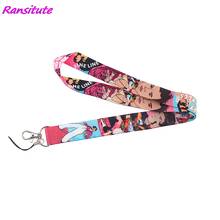 Ransitute R1531 Famous Singer Neck Strap Lanyards ID Badge Card Holder Keychain Phone Gym Strap Webbing Necklace Gift 2024 - buy cheap