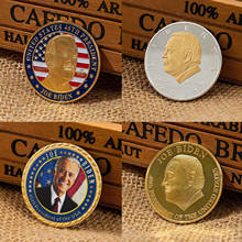 1PC National Flag Joe Biden President Commemorative Coin Souvenir Challenge Collectible Coins Collection Art Craft Dropshipping 2024 - buy cheap