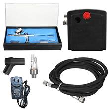 Professional Airbrush Air Compressor Kit for Tattoo with Small Pen Holder Air Tube Air Brush for Art Painting Manicure Craft 2024 - buy cheap
