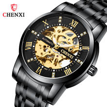 Fashion CHENXI Top Watches Men's Automatic Self-Wind Mechanical Wristwatches Male Luxury Stainless Steel Clock Relogio Masculino 2024 - buy cheap