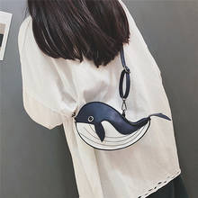 Women's Handbag Street Fashion Cool With One Shoulder Cross Small Cute Whale Small Bag Fashion Simple Shoulder Bag 2024 - buy cheap