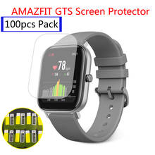 100PCS PACK for xiaomi Amazfit GTS Screen protector smart watch TPU soft Ultra Thin HD screen film 2024 - buy cheap