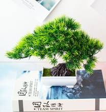 Искусственные растения DIY, простое маленькое дерево бонсай, искусственные растения, искусственные цветы, украшения в горшках, ванная комната, домашний декор, декор для отеля, сада 2022 - купить недорого
