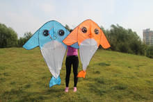 Free Outdoor Sports Toys Fun Children's Gifts Easy to Fly Easy to Carry Toys Shipping High Quality Dolphin Kite Tear Resistant 2024 - buy cheap