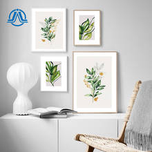 Golden Line Art Poster Plant And Flower Canvas Painting Green Leaf Print Wall Art Minimalist Picture For Living Room Decoration 2024 - buy cheap