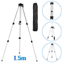 1.5M 3 Heights Adjustable Alloy Extension Bar Tripod Stand For Laser Level with Carrying Bag 2024 - buy cheap