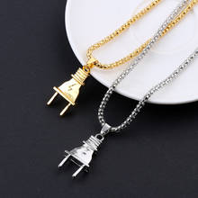 Hip-hop Plug Lightning Symbol Pendant Necklace Personality Punk Motorcycle Accessories For Man Charm Collar Cool Halloween Gifts 2024 - buy cheap