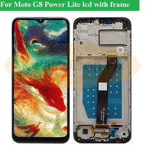 Pantalla lcd de 6,5 pulgadas para Motorola Moto G8 Power Lite, montaje de digitalizador con pantalla táctil, calidad original 2024 - compra barato