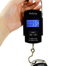 50KG 10g Portable LCD Digital Fish Hanging Luggage Scale Travel  Luggage Electronic Weigh Scale with Hook 2024 - buy cheap