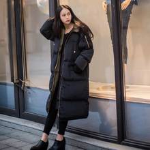 Winter Jacket Women Oversized Parka Coat Hooded Long Plus Size Female Warm 2019 Autumn Ladies Clothing Outerwear Puffer Top 18 2024 - buy cheap