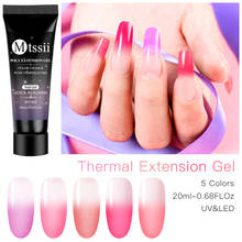 Mtssii 20ML Thermal Quick Building Color Changing Poly Extension Nail Gel PolishTemperature Builder Soak Off  UV Gel Varnish 2022 - buy cheap