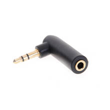 2pcs Gold-plated Connector 3.5 jack Right Angle Female to 3.5mm 3Pole Male Audio Stereo Plug L Shape Jack Adapter Connector 2024 - buy cheap