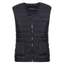 Heating Electric Black Vest USB Charging Heated Vest Cold-Proof Heating Clothes Washable Adjustment No Battery Pack 2024 - buy cheap