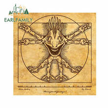 EARLFAMILY 13cm x 12.9cm for Vitruvian Murloc Decal Anime Waterproof Motorcycle VAN Decoration Camper Scratch-proof Car Stickers 2024 - buy cheap