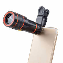 Clip-on 12x Optical Zoom Mobile Phone Telescope Lens HD Telescope Camera Lens For Universal Mobile Phone High Quality for iphone 2024 - buy cheap
