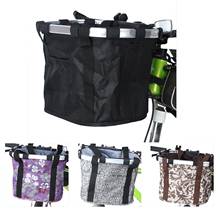 Bicycle Front Basket Removable Waterproof Bike Handlebar Cloth Basket Pet Carrier Bag Outdoor Sports for Cycling Supplies 10 KG 2024 - buy cheap