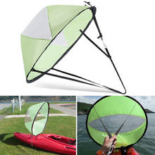 Vela plegable para Kayak, accesorio para navegar por el viento, para el verano, con ventana de remos 2024 - compra barato