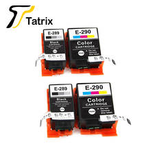 Tatrix 4PK T289 T290 E-289 E-290 Китай, цветной совместимый картридж для струйного принтера Epson 2024 - купить недорого