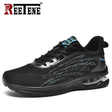 Мужские дышащие кроссовки REETENE для бега, удобные уличные кроссовки для мужчин, повседневная спортивная сетчатая обувь, Мужская Летняя обувь большого размера 48 2024 - купить недорого