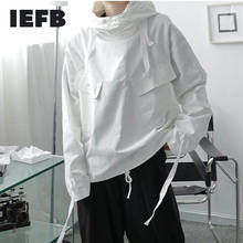 IEFB /men's wear 2022 Spring men's pullover hoodie jacket niche design loose large size double pockets tops for male 9Y4056 2024 - buy cheap