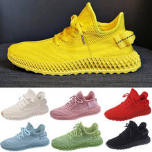 9 Colors Women Jogging Sneakers Feminino Sports Shoes Women 2020 Flying Breathable Mesh Light Athletic Sneakers Women Yellow Red 2024 - buy cheap