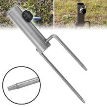 1PC Umbrella Ground Spike Stabilizer Parasol Stand Holder Metal Outdoor Stand Beach Insert Plug Garden Accessories 2024 - buy cheap