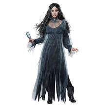 NEW Carnival Halloween Horror Evil Corpse Bride Costume Devil Vampire Tiered Outfit Cosplay Fancy Party Dress 2024 - buy cheap