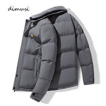 DIMUSI-Chaqueta Bomber para hombre, abrigos acolchados cálidos de algodón a la moda, prendas de vestir informales, abrigos térmicos acolchados delgados, ropa de invierno 2024 - compra barato