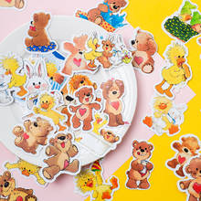 40pcs/pack Cute kawaii bear Decorative Sticker DIY Planner diary Scrapbooking album Stickers 2024 - buy cheap