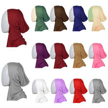 Soft Under Scarf Hat Cap Bone Bonnet Hijab Islamic Head Wear Neck Full Cover Inner Muslim Lady Elastic Ninja Women Headwear Caps 2024 - buy cheap
