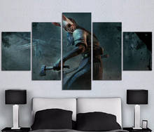 Home Decor Modular Canvas Picture 5 Piece The Huntress Dead By Daylight Game Painting Poster Canvas Painting Wholesale 2024 - buy cheap