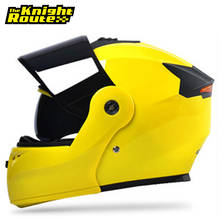 Capacete de motociclista e ciclista, capacete com lente dupla modular, abertura de face completa, para scooter, equitação, moto 2024 - compre barato
