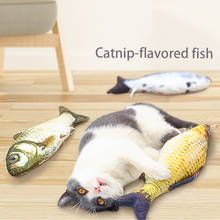 Creative Pet Cat Kitten Chewing Cat Toys Catnip Stuffed Fish Interactive Kitten Product 20cm 40cm four sizes 2024 - buy cheap