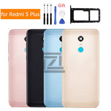 for Xiaomi Redmi 5 Plus Battery Back Cover Metal Rear Door Housing + Card Tray Holder for Redmi 5Plus Repair Spare Parts 2024 - buy cheap