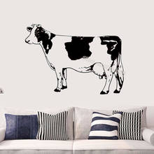 Papel de parede decorativo com desenho de vaca, adesivo de decalque de vinil para quarto infantil ea212 2024 - compre barato